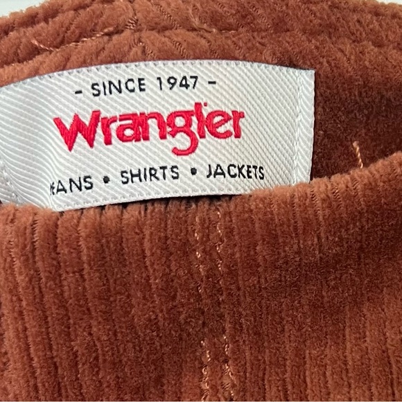 NWT Wrangler Burnt Orange Color Pull On Corduroy Flare Pants Sz XL - Picture 4 of 16